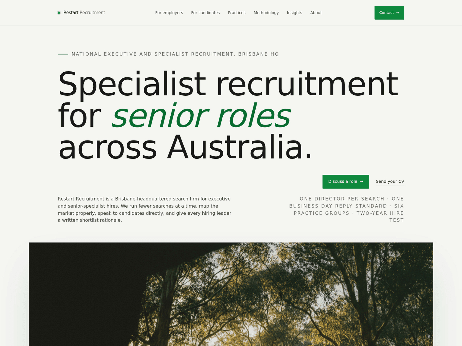 Restart Recruitment, Recruitment